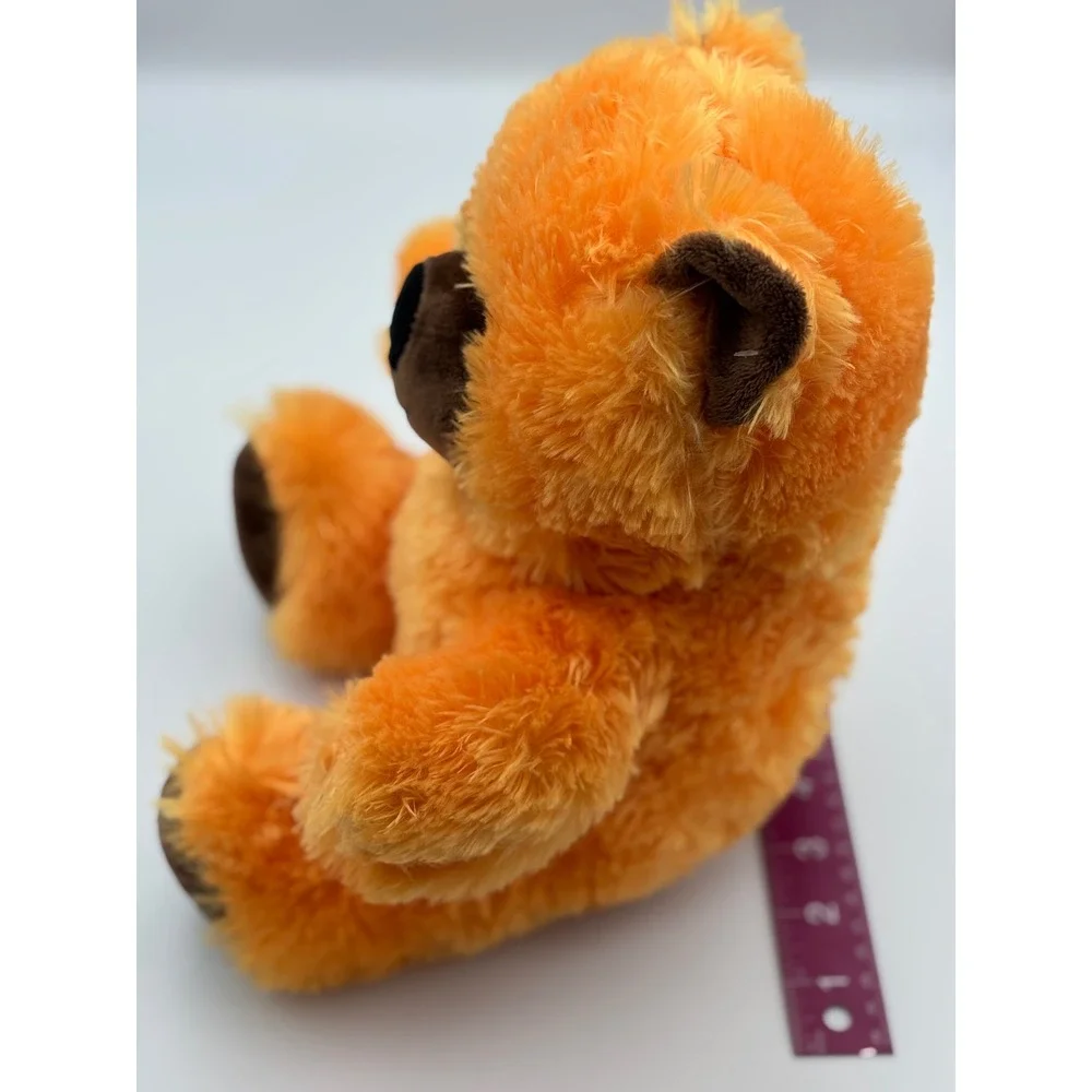 Sugar Loaf Orange Teddy Bear Plush Toy Stuffed Animal Soft Fluffy Vintage Cute!‎